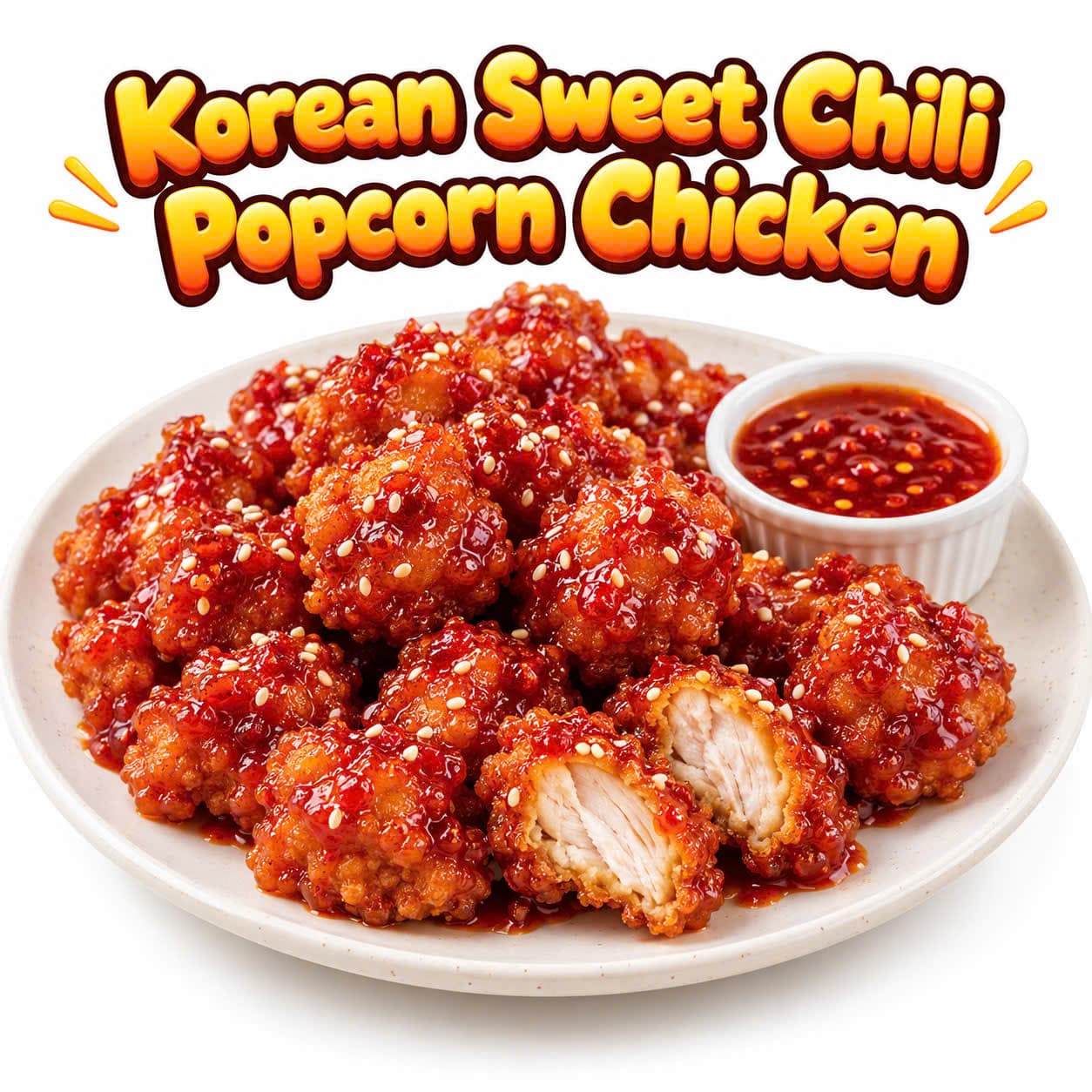 Korean Sweet Chili Popcorn Chicken