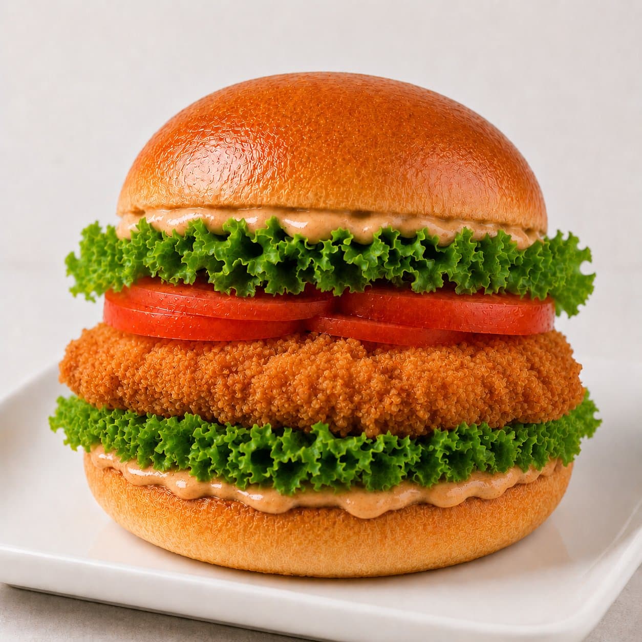 Hamburger ức gà