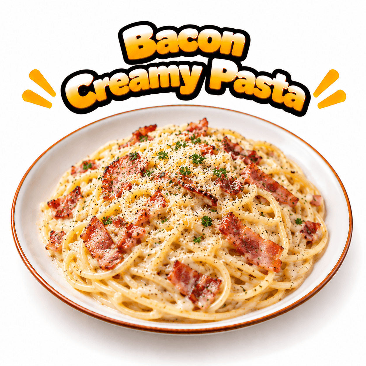 Bacon Cream Pasta
