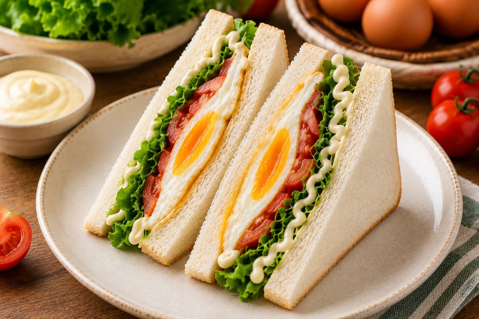 Sandwich trứng