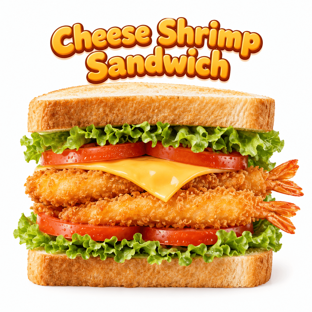 Cheese Shrimp Sandwich