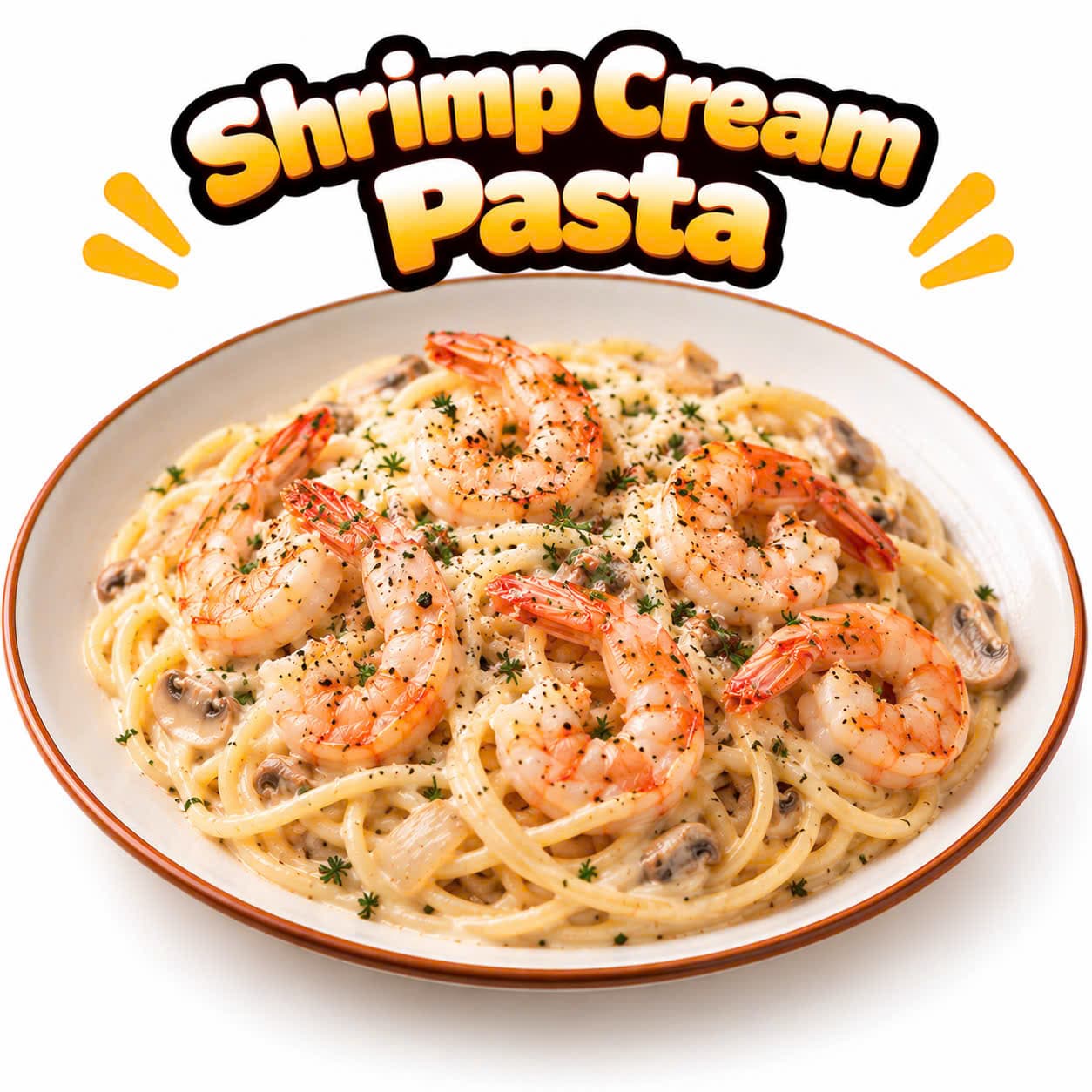 Shrimp Cream Pasta