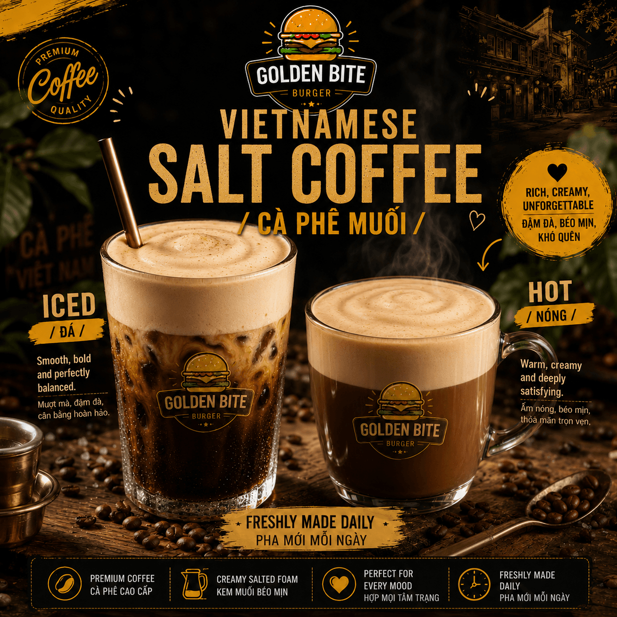 Iced/ Hot Salt Coffee