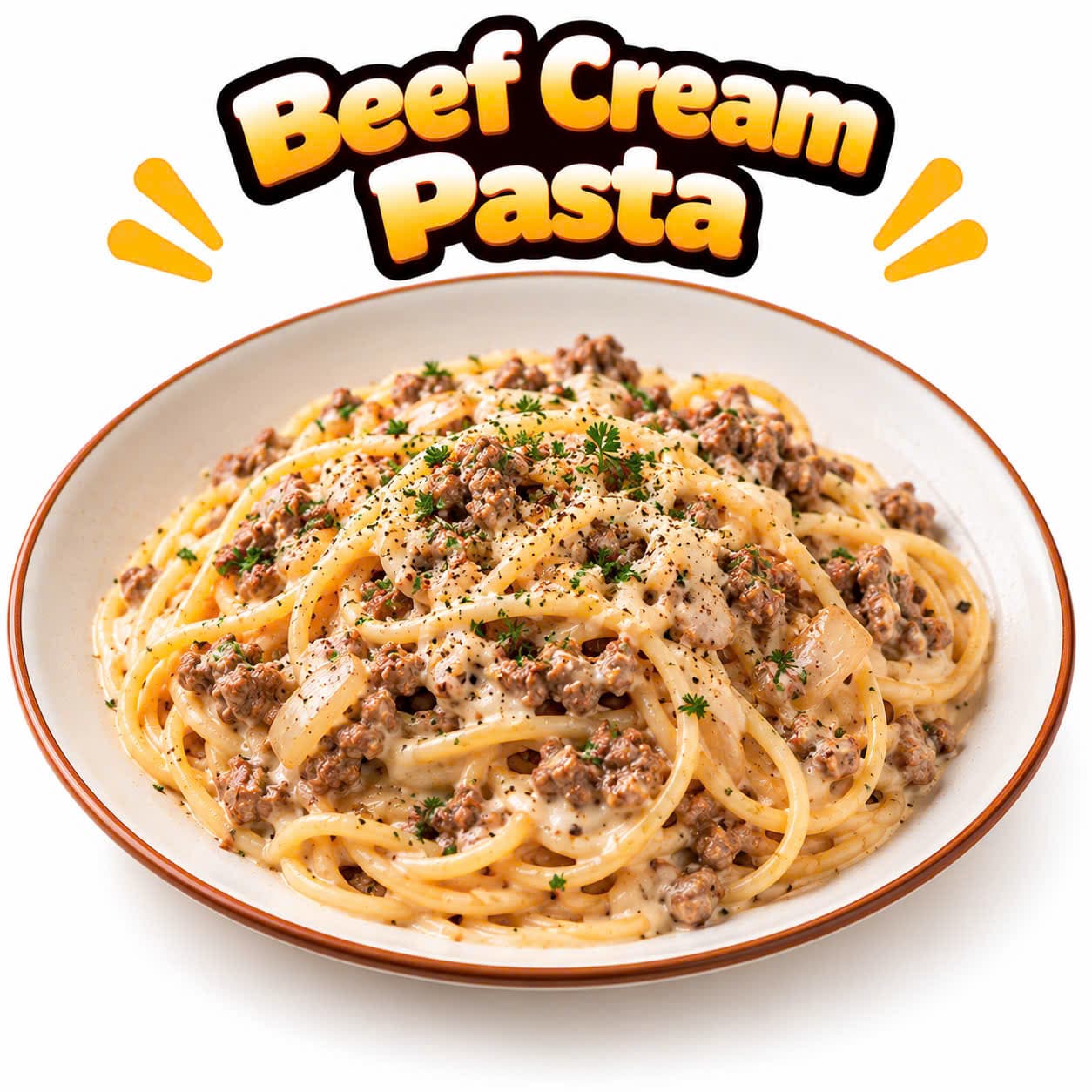 Beef Cream Pasta