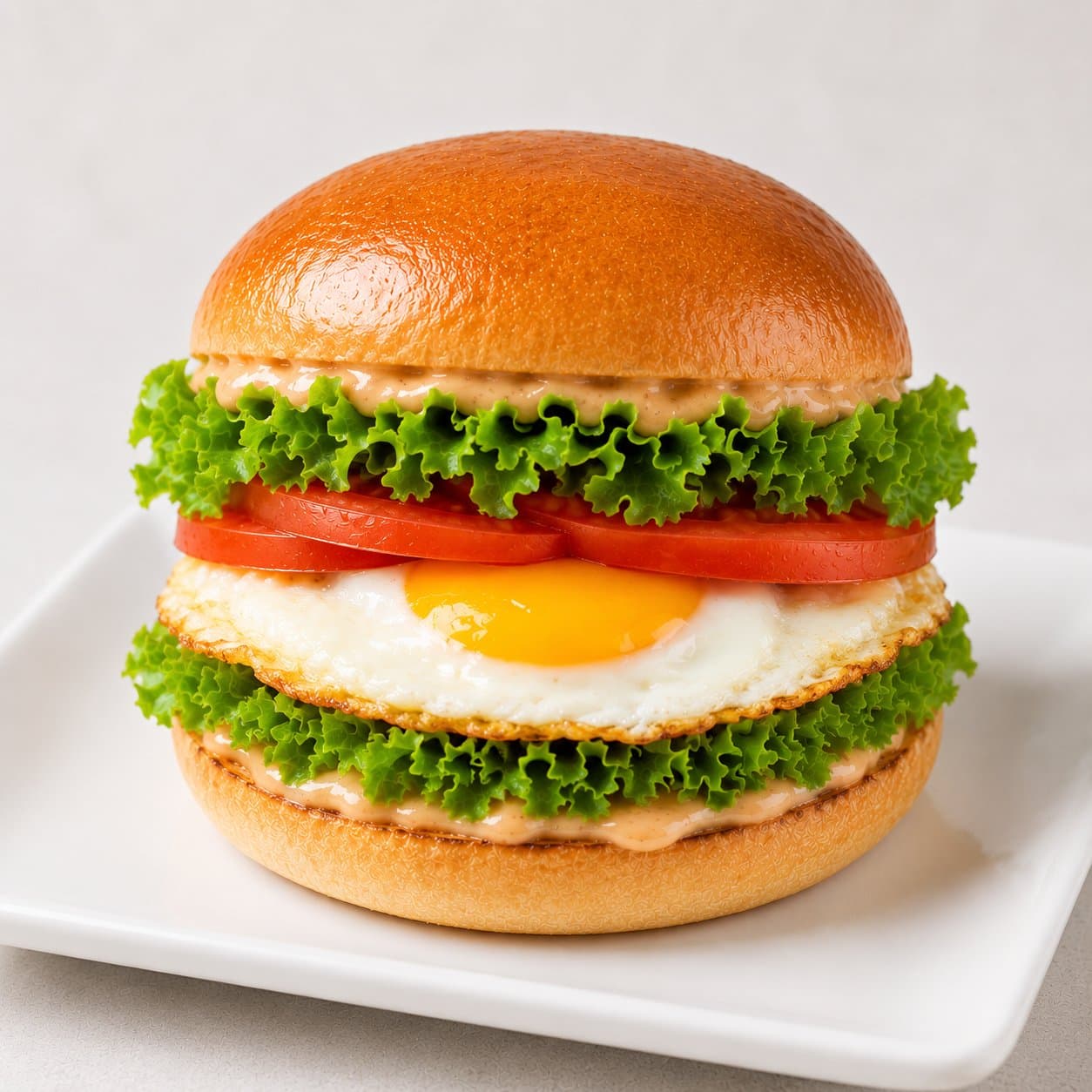 Hamburger trứng