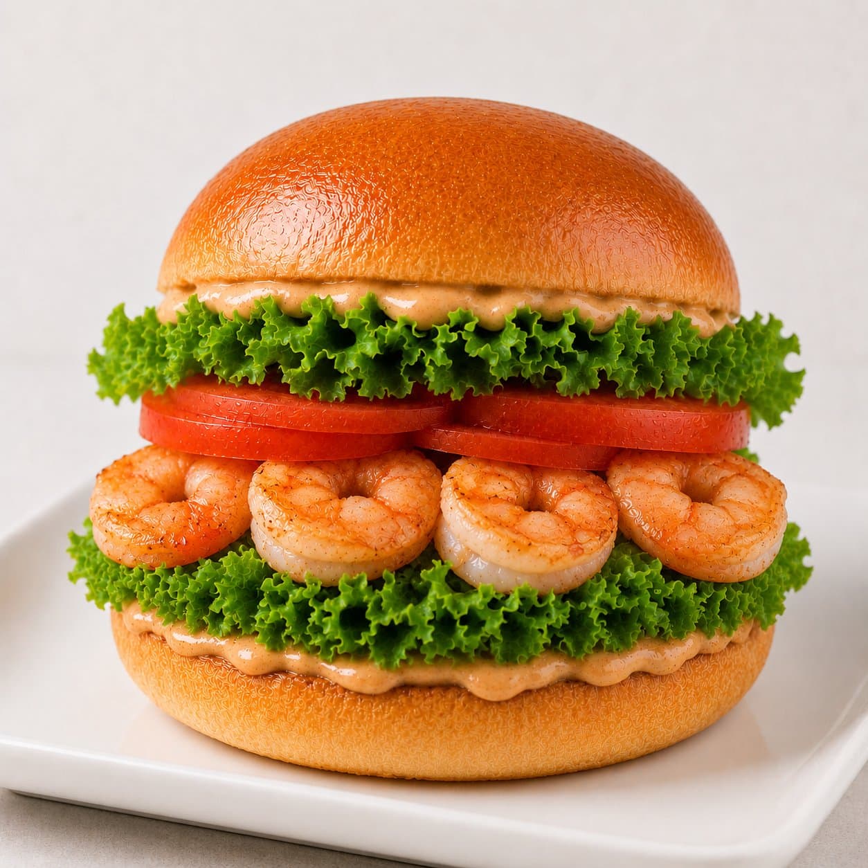 Hamburger tôm