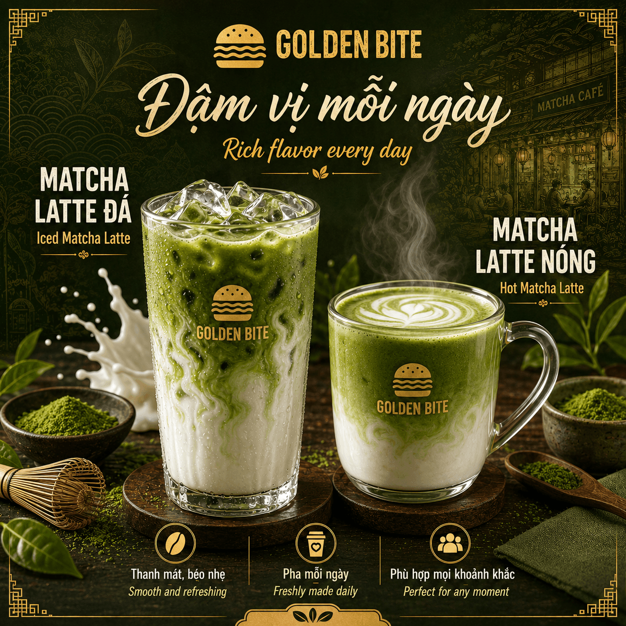 Iced/ Hot Matcha Latte