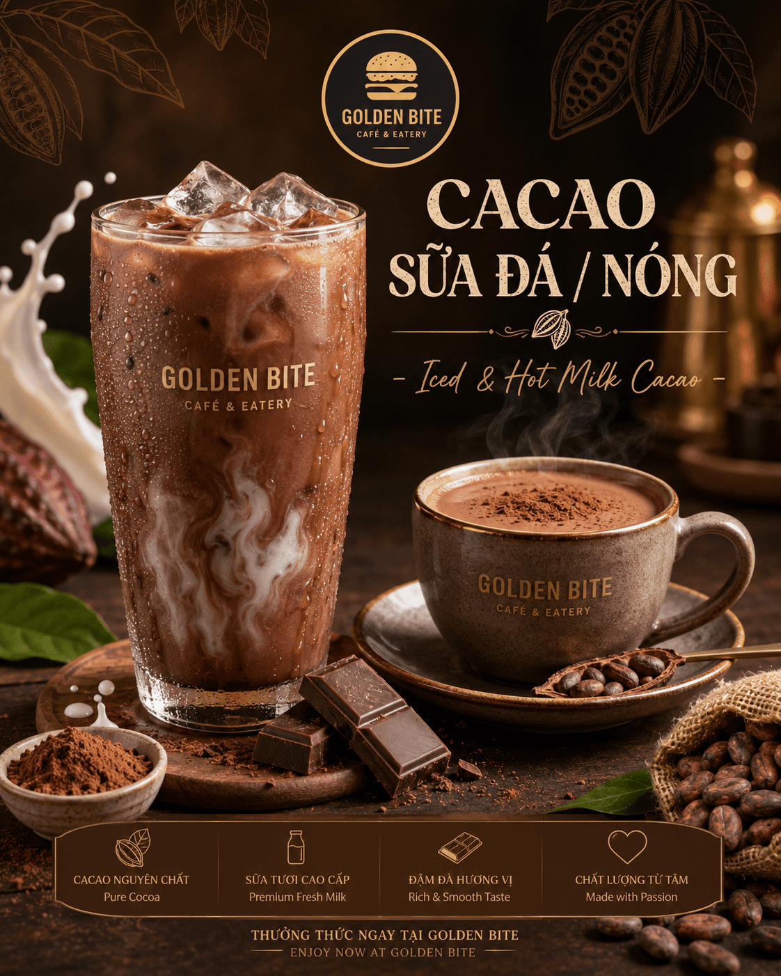 Iced/ Hot Cocoa Milk