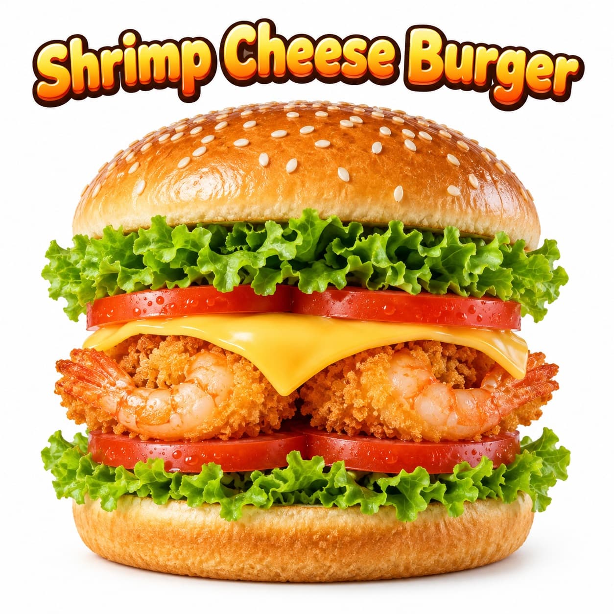 Cheese Shrimp Burger