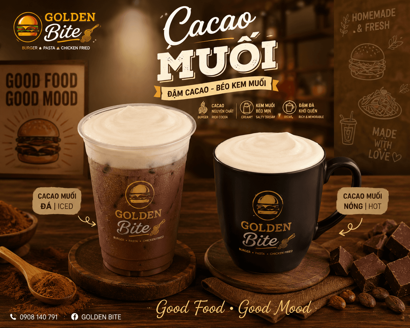 Iced/ Hot Salt Cocoa